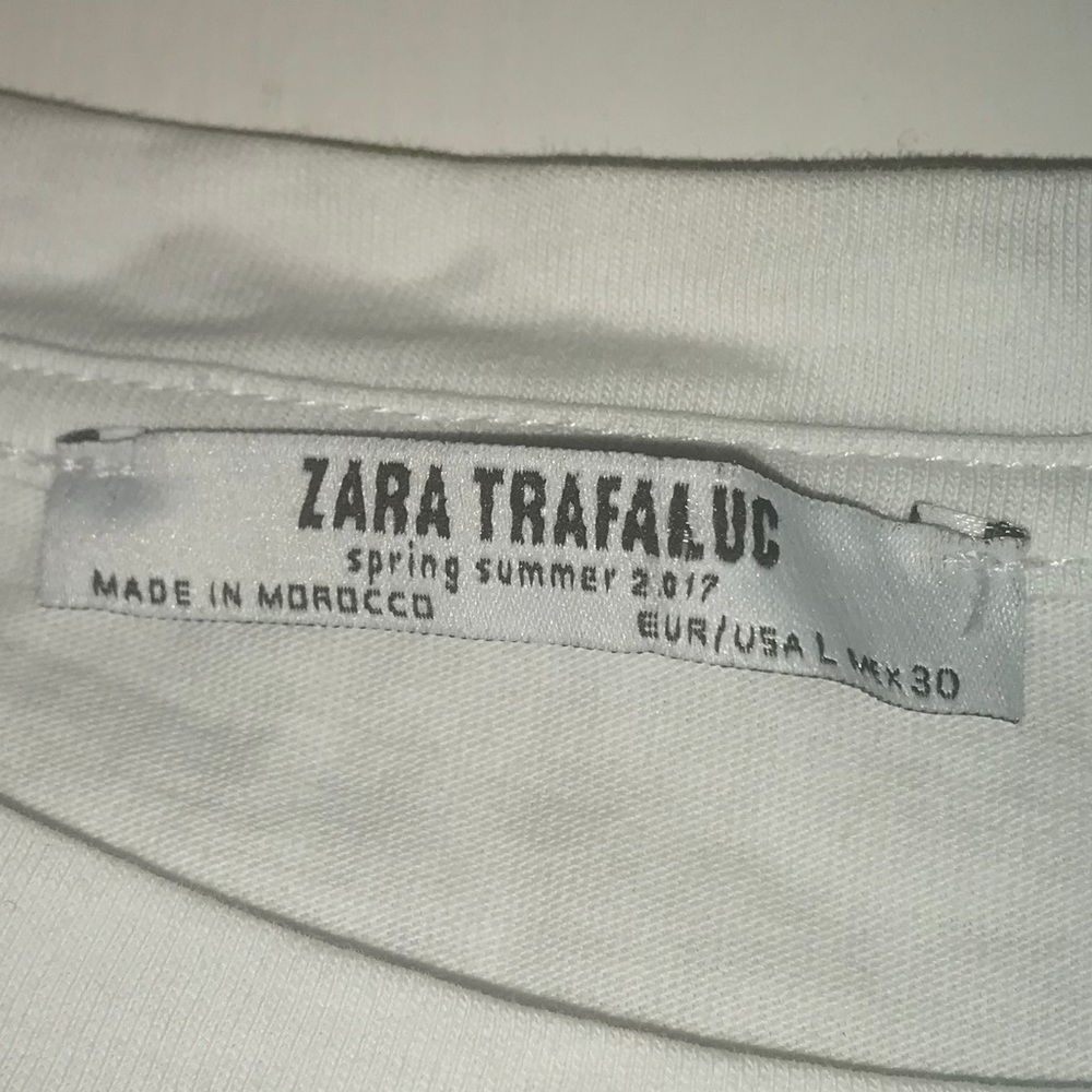 Unique Mixed Media Fashion Top by Zara Trafaluc - Picture 6 of 7